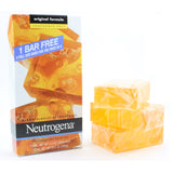 Neutrogena 3 x 99g Original Formula Transparent Facial Bar Pack (Fragrance Free)
