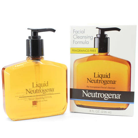 Neutrogena 236mL Liquid Transparent Facial Cleansing Formula Fragrance Free