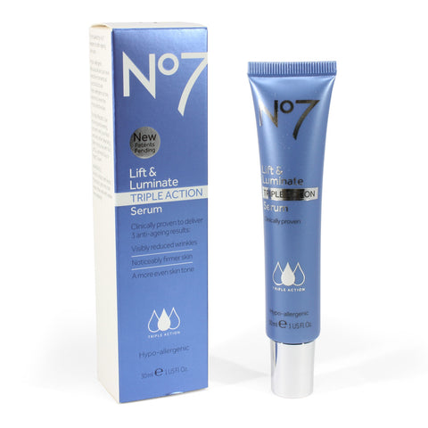 Boots No. 7 30mL Lift and Luminate Triple Action Serum
