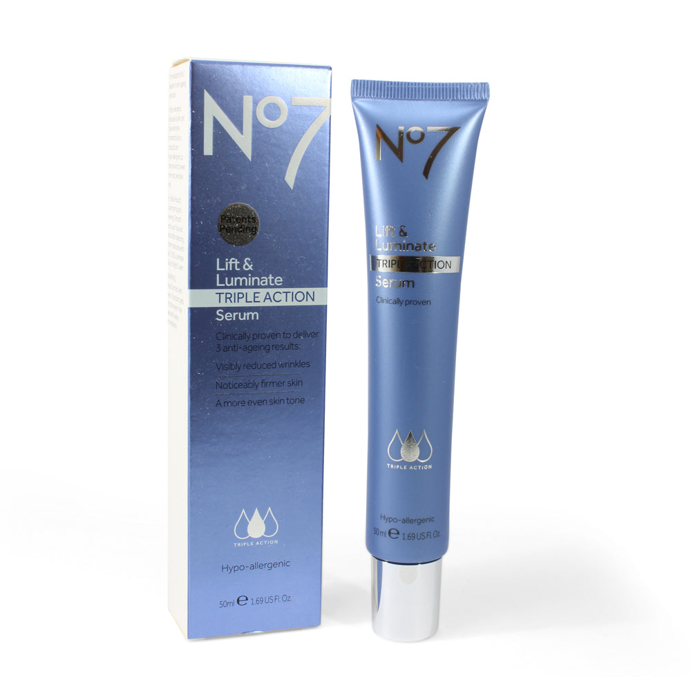 Boots No. 7 50mL Lift and Luminate Triple Action Serum
