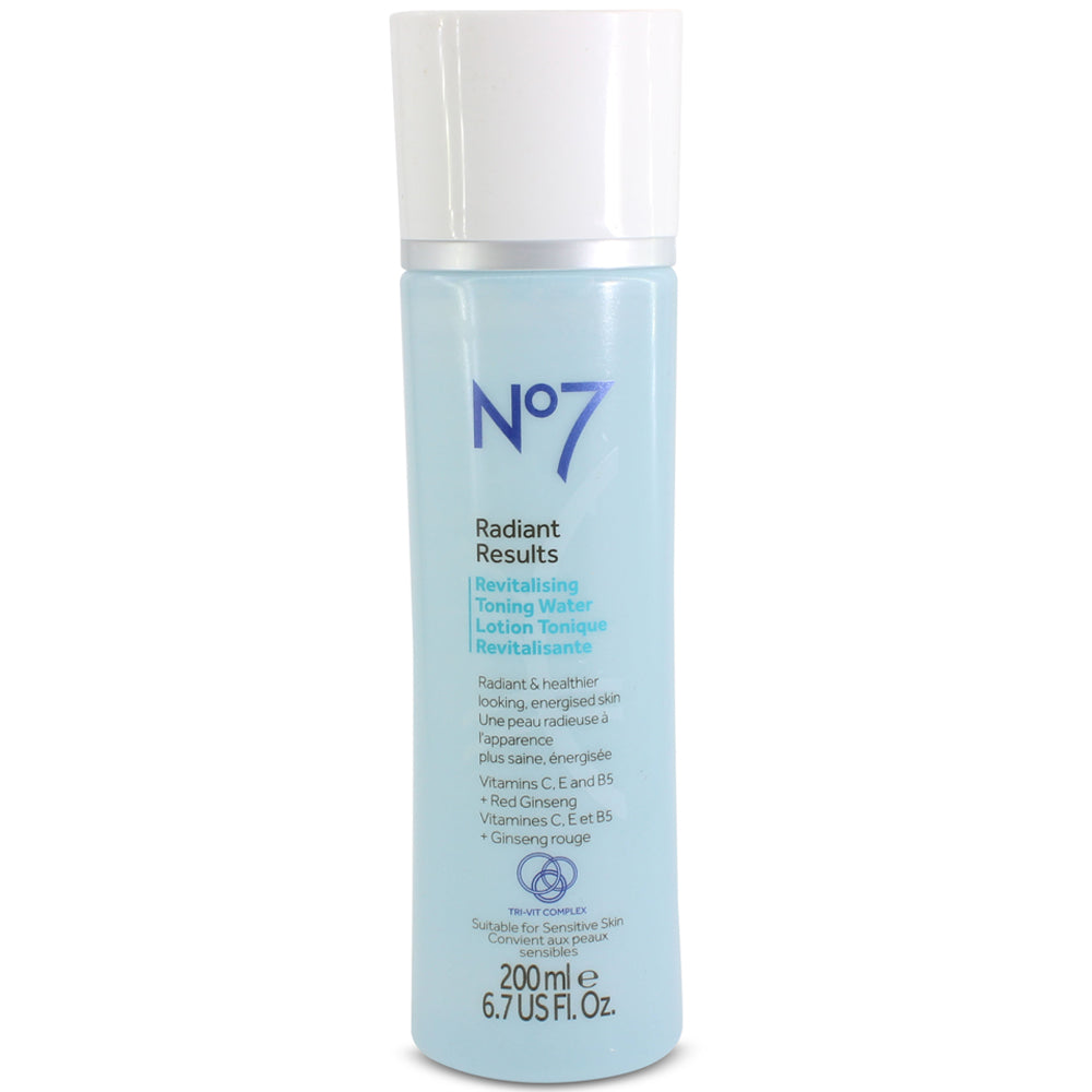 Boots No. 7 200mL Radiant Results Revitalising Toning Water