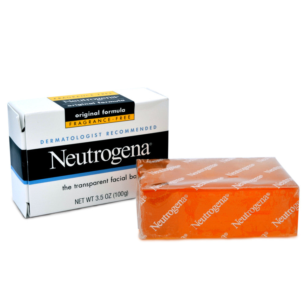 Neutrogena 100g Fragrance Free Transparent Facial Bar