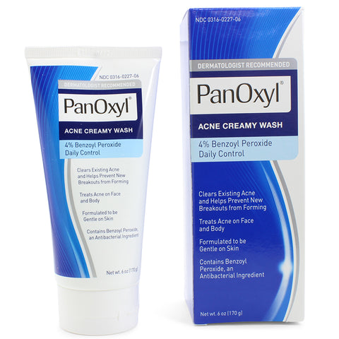 PanOxyl 170g Acne Creamy Wash 4% Benzoyl Peroxide