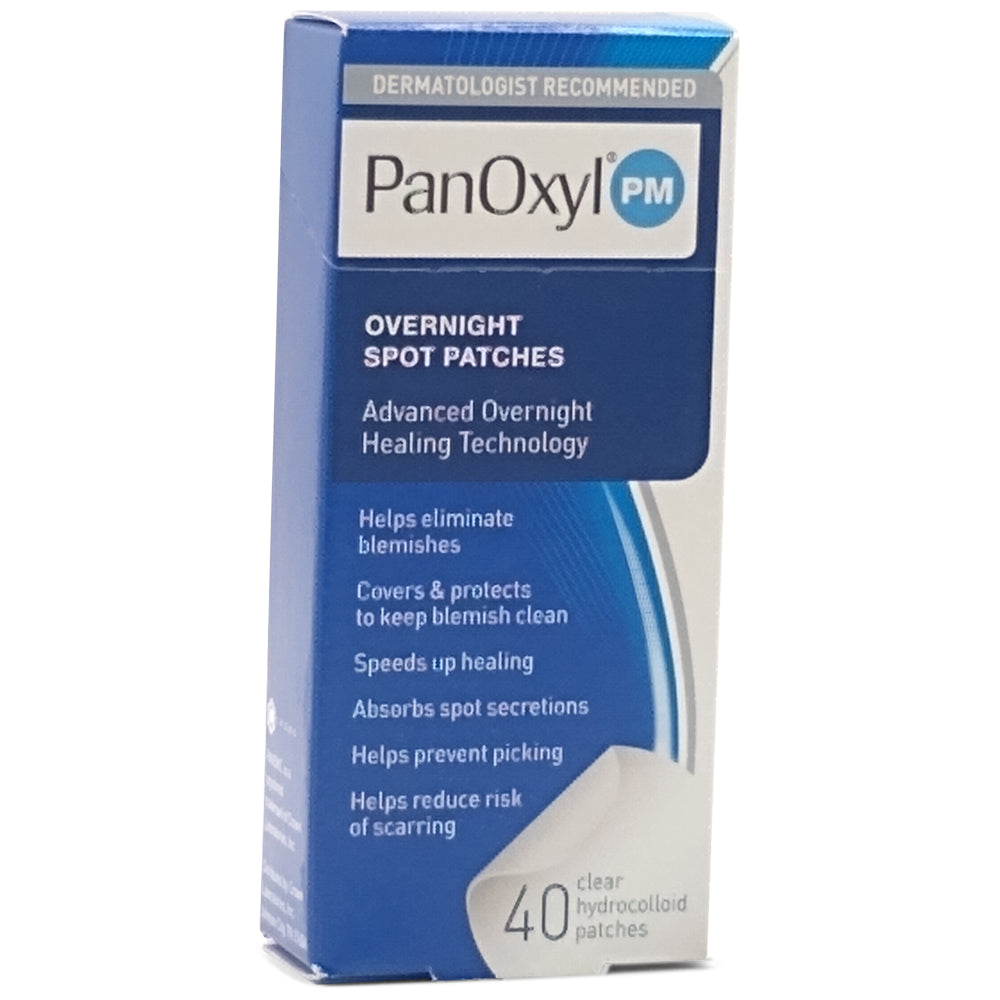 PanOxyl 40 x PM Overnight Hydrocolloid Spot Patches