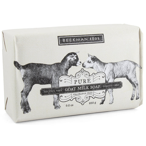 Beekman 1802 255g (9oz) Pure Goat Milk Fragrance Free Bar Soap